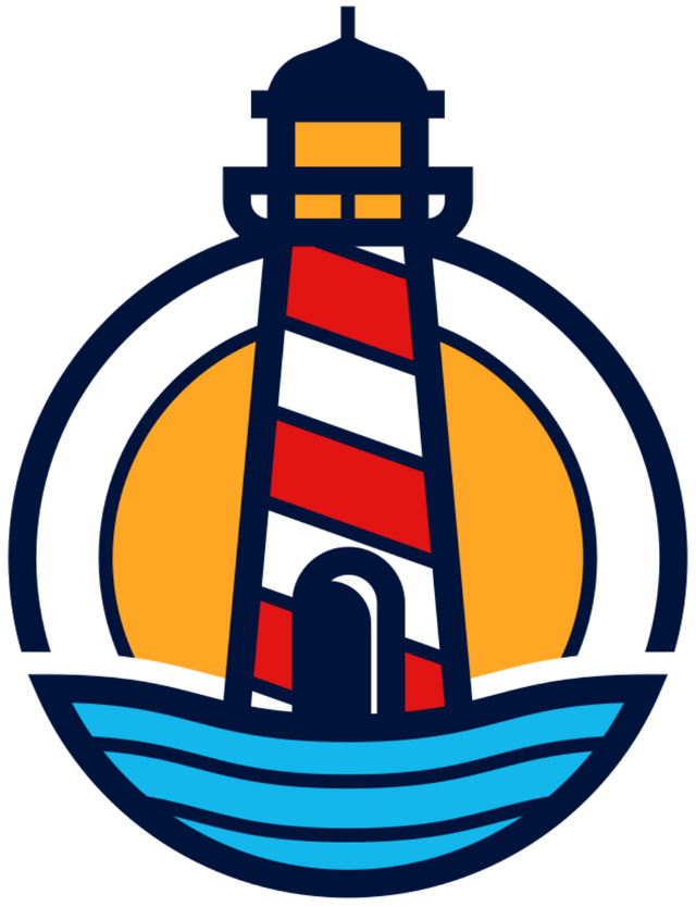 Beacon Coaches lighthouse logo